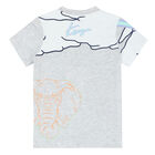 Younger Boys Grey Logo T-Shirt, 1, hi-res