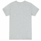 Boys Grey Logo T-shirt, 2, hi-res