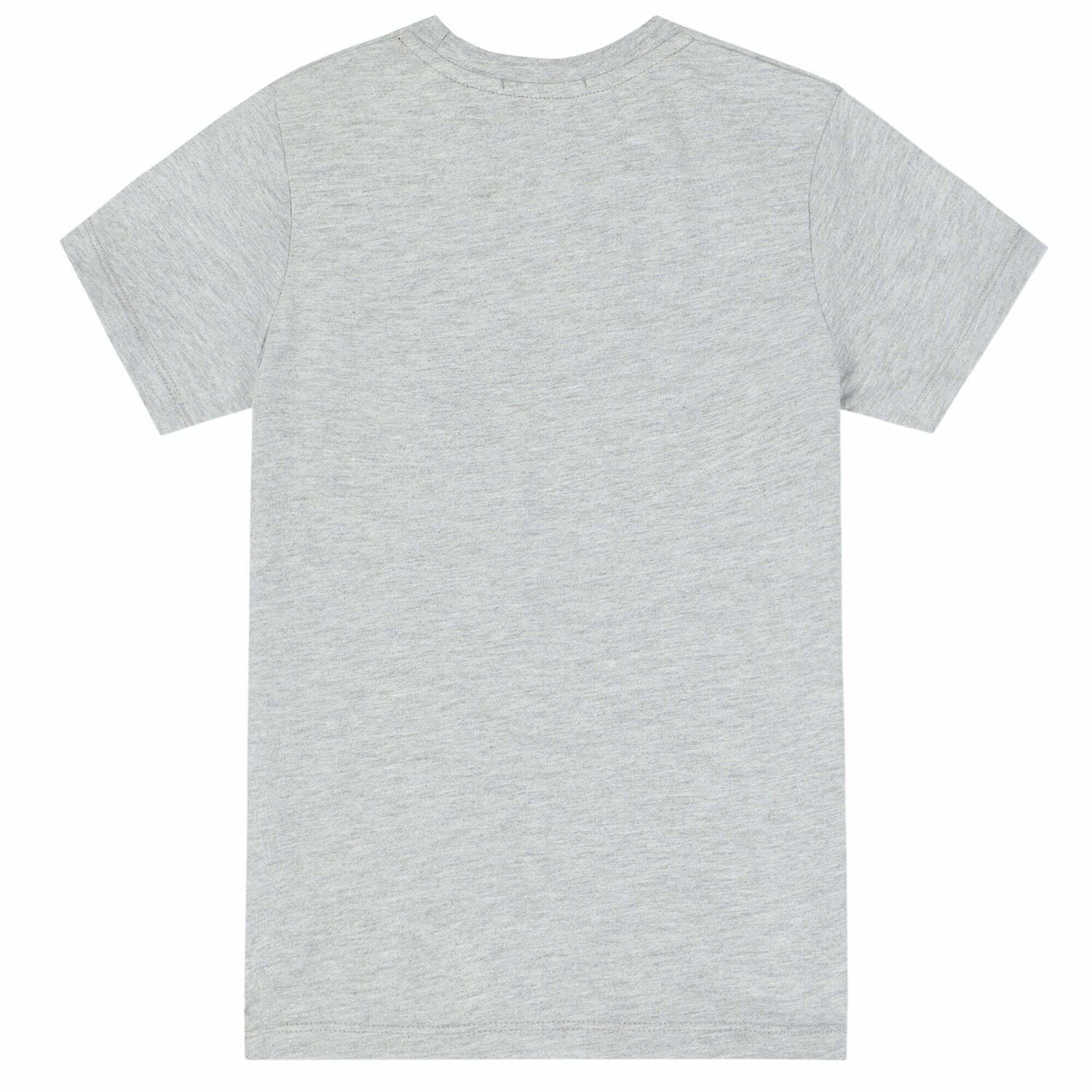 Boys Grey Logo T-shirt, 2, hi-res