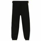 Girls yellow Logo Joggers, 1, hi-res