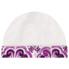 Baby Girls White & Purple Majolica Babygrow Gift Set, 1, hi-res