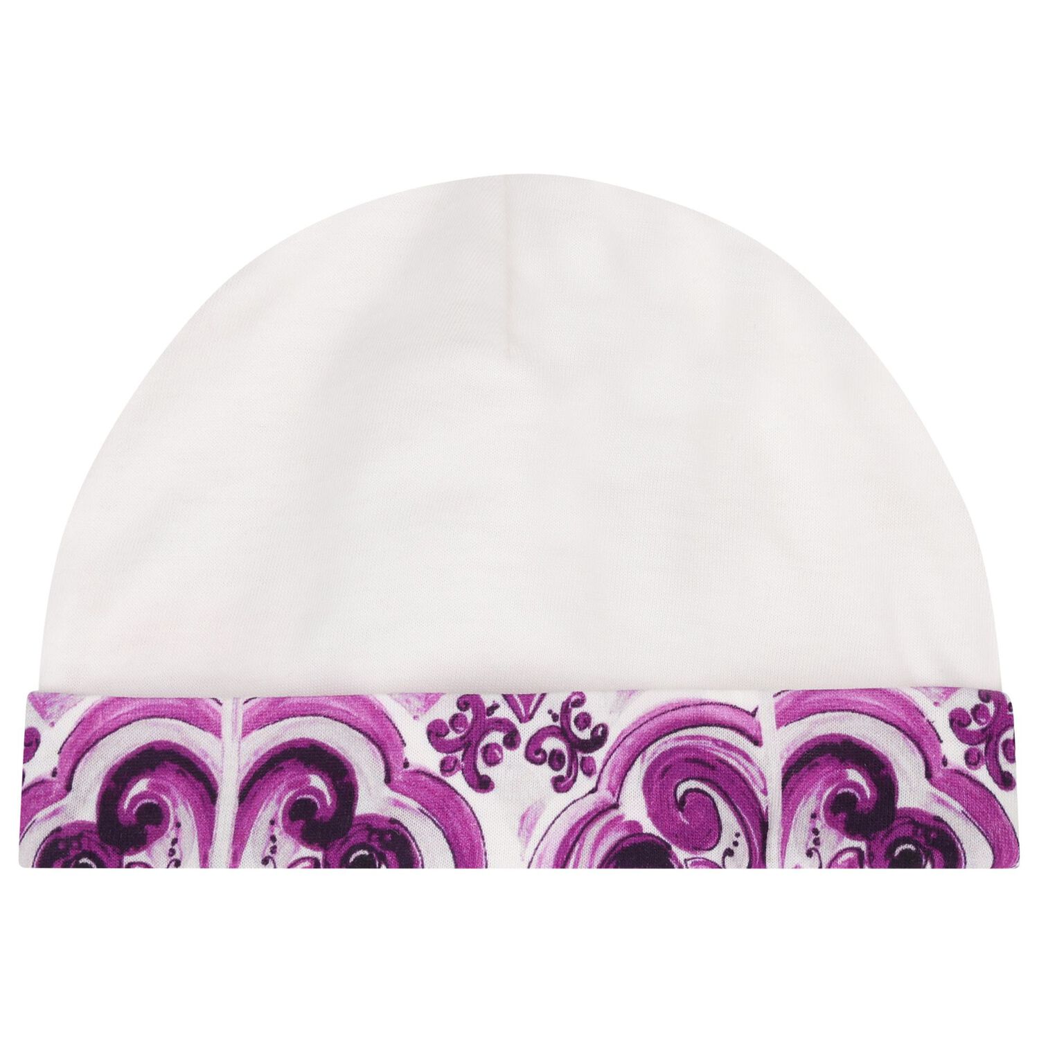 Baby Girls White & Purple Majolica Babygrow Gift Set, 1, hi-res