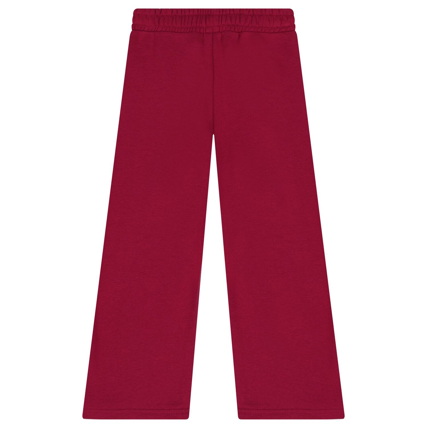 Girls Red Wide Leg Trousers, 3, hi-res