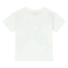 Girls Ivory Logo T-Shirt, 1, hi-res
