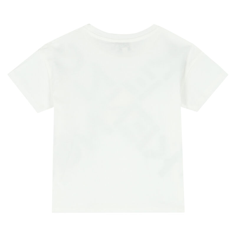 Girls Ivory Logo T-Shirt, 1, hi-res image number null