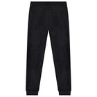 Girls Black Diamante Joggers, 2, hi-res
