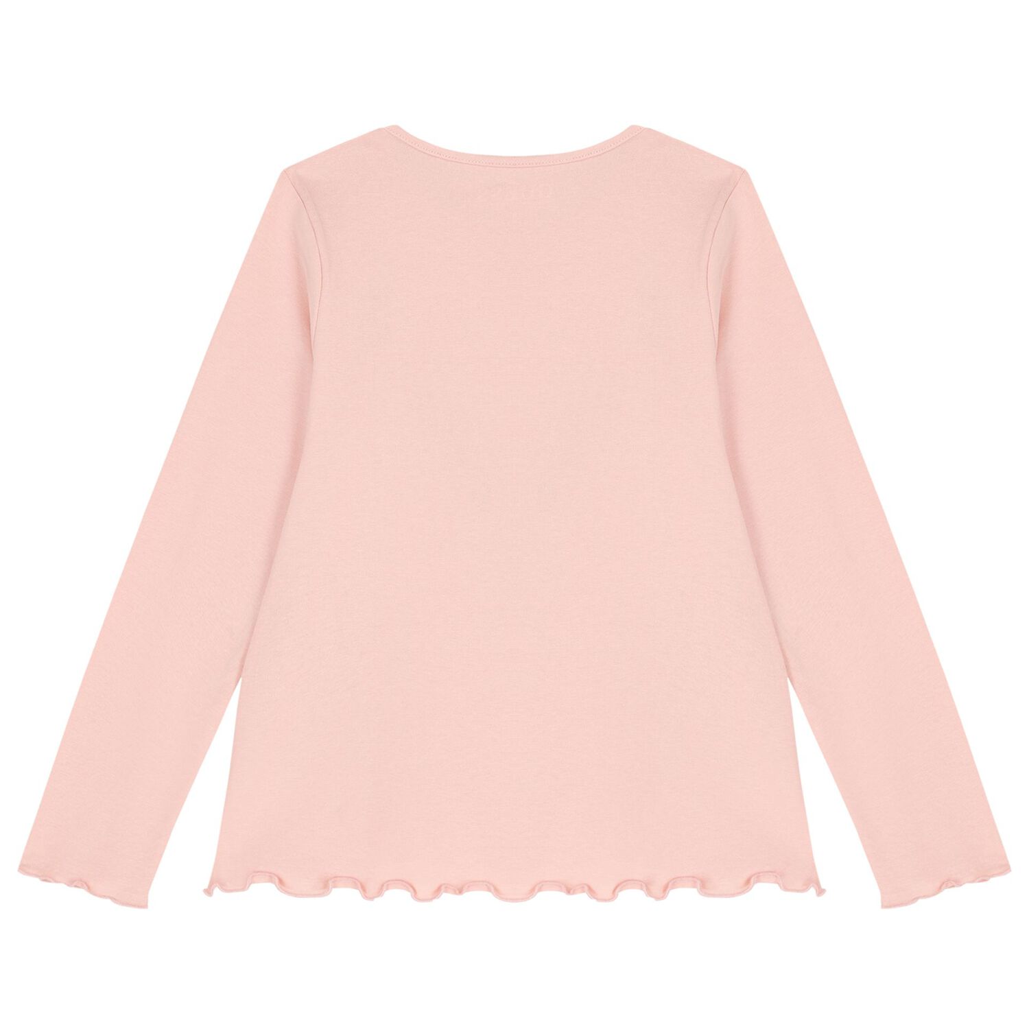 Girls Pink Logo Long Sleeve Top, 1, hi-res image number null