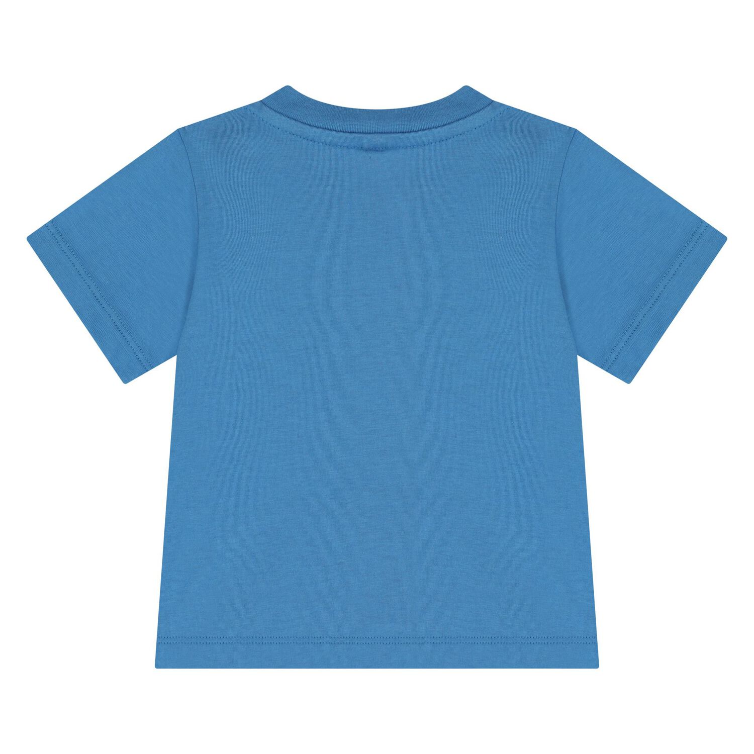 Younger Boys Blue Logo T-Shirt, 1, hi-res