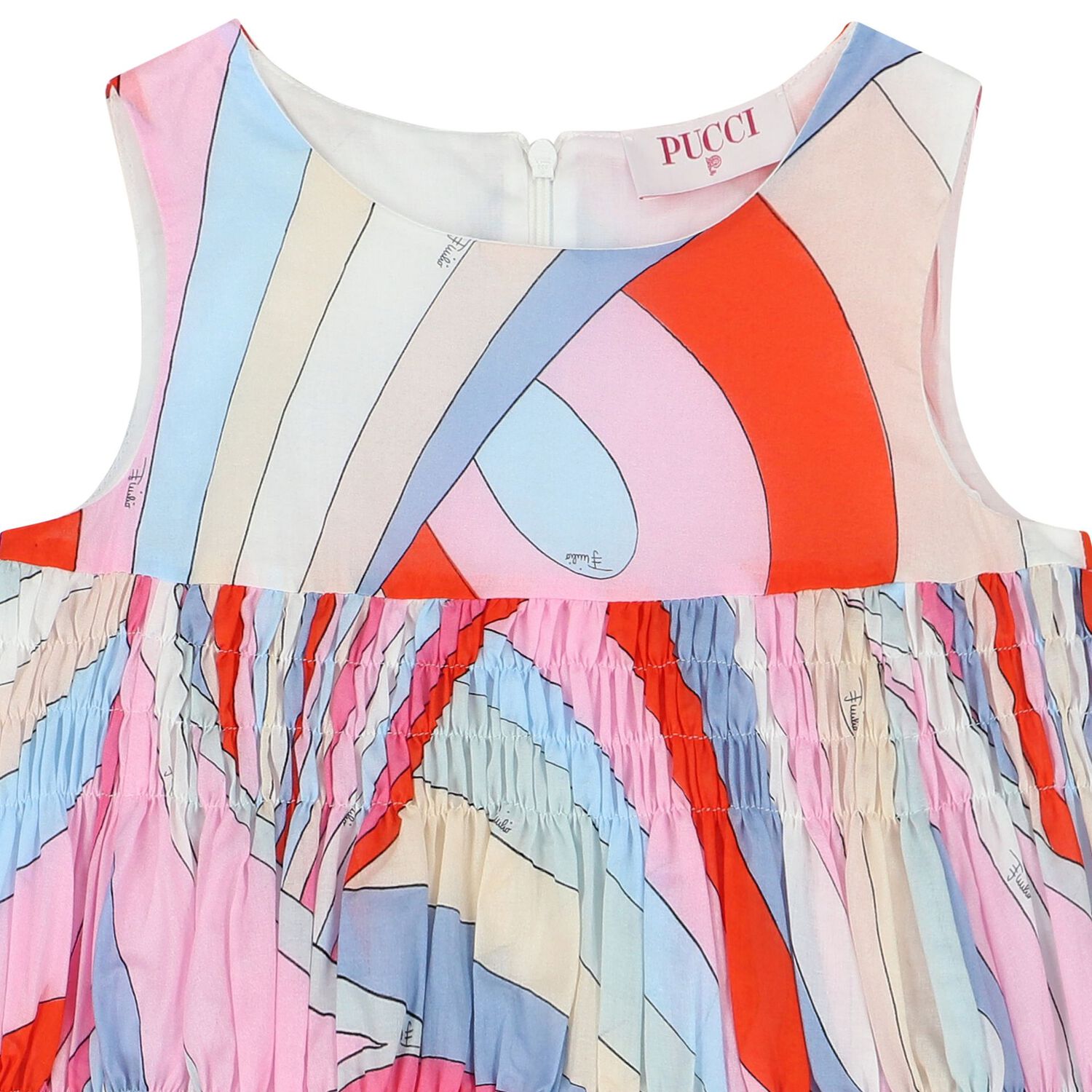 Girls Multi-Coloured Iride Pleated Dress, 1, hi-res image number null