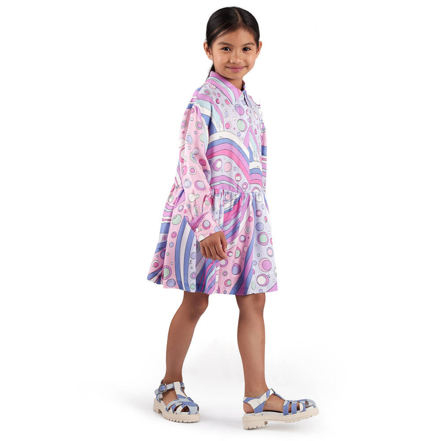 Girls Pink Fontane Dress, 1, hi-res image number null