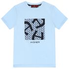 Boys Blue Logo T-Shirt, 2, hi-res
