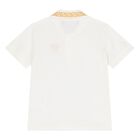 Younger Boys Ivory Medusa Polo Shirt, 1, hi-res