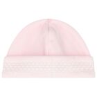 Baby Girls Pink Smocked Hat, 1, hi-res