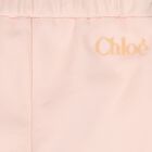 Younger Girls Pink Logo Joggers, 1, hi-res