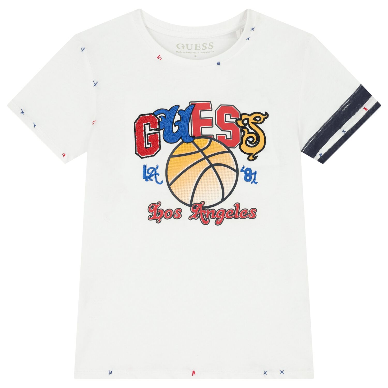 Boys White Logo T-Shirt, 1, hi-res