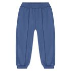 Baby Boys Ivory & Blue Dino Tracksuits ( 2 Pack ), 2, hi-res