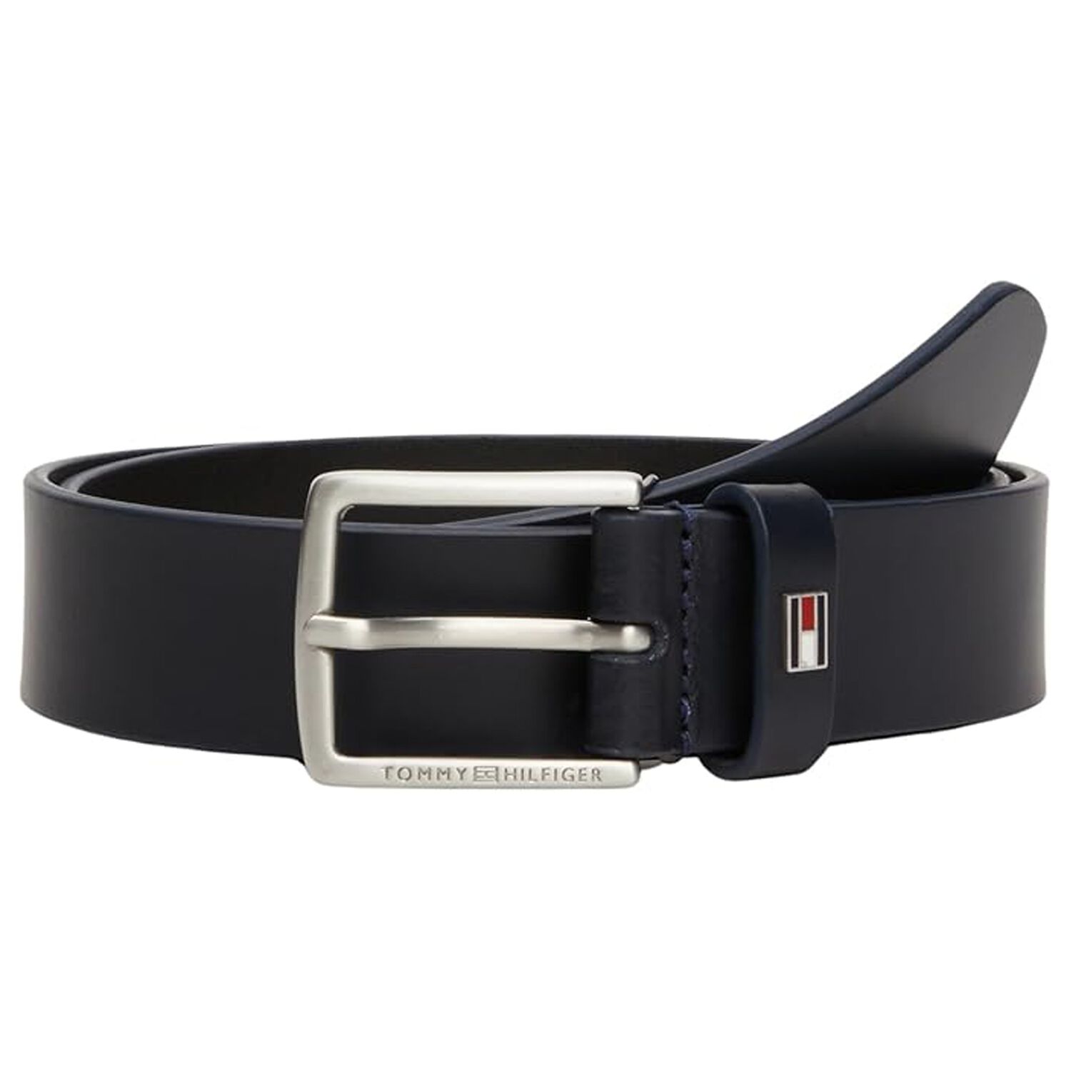 Boys Black Logo Belt, 1, hi-res