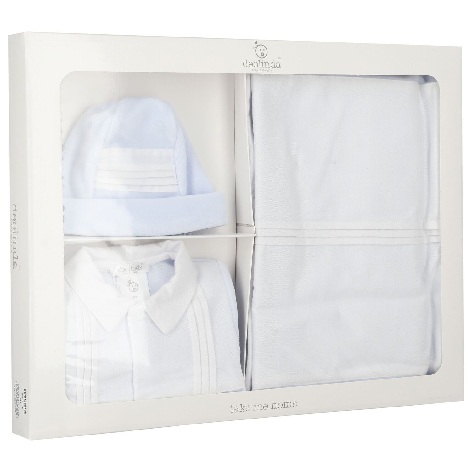 Baby Boys Blue Babygrow Gift Set, 1, hi-res image number null