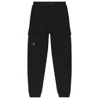 Girls Black Tracksuit, 1, hi-res