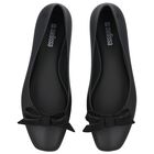 Girls Black Bow Logo Jelly Shoes, 1, hi-res