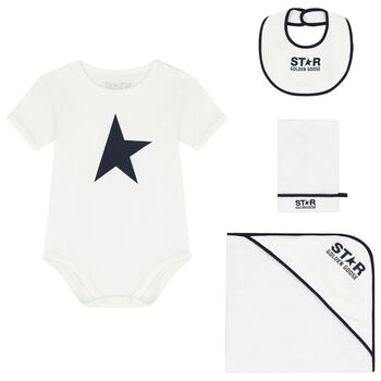 White Logo Bodysuit Gift Set
