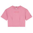 Girls Pink Logo T-Shirt, 1, hi-res