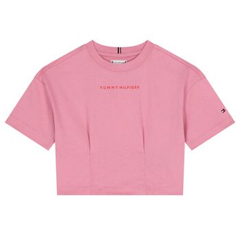 Girls Pink Logo T-Shirt