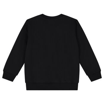 Black Teddy Bear Logo Sweatshirt