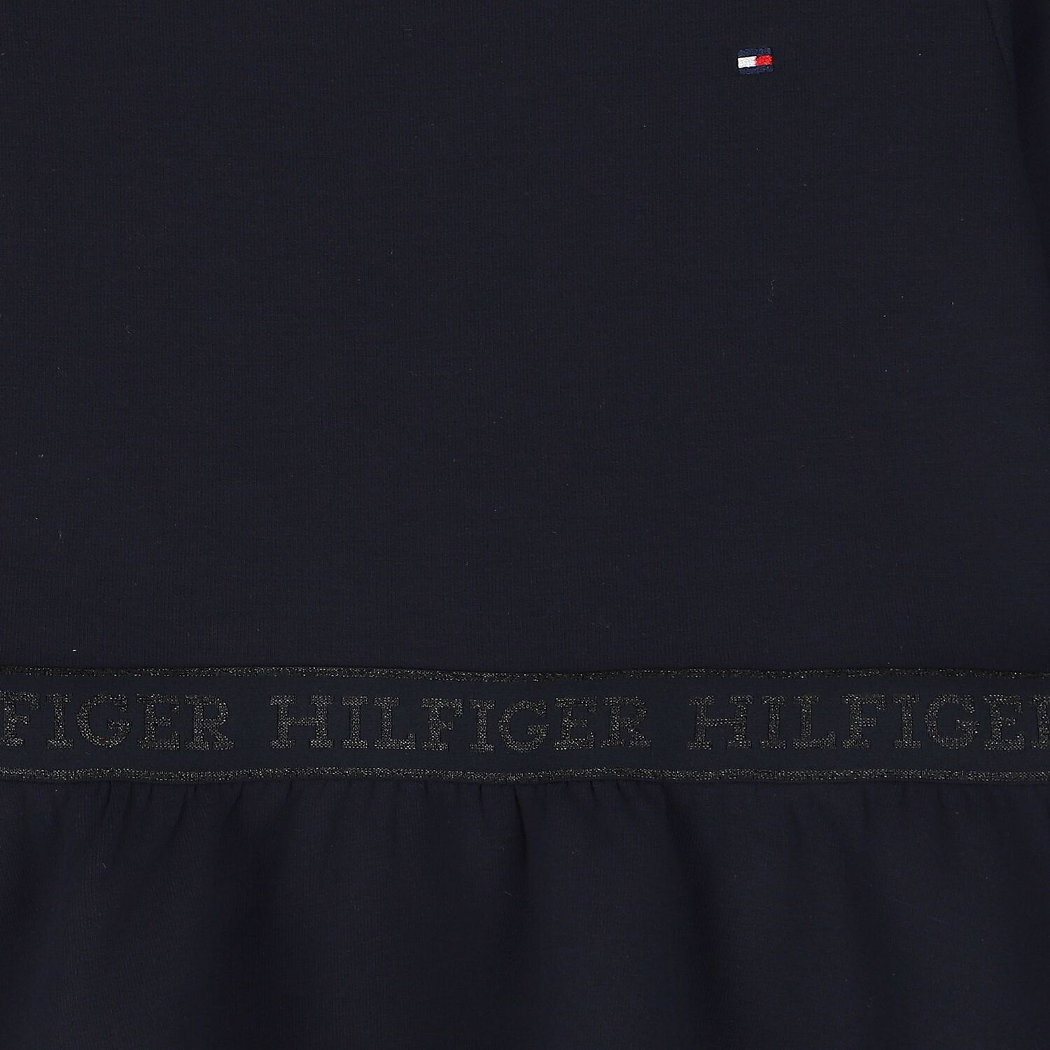 Girls Navy Blue Logo Dress, 2, hi-res