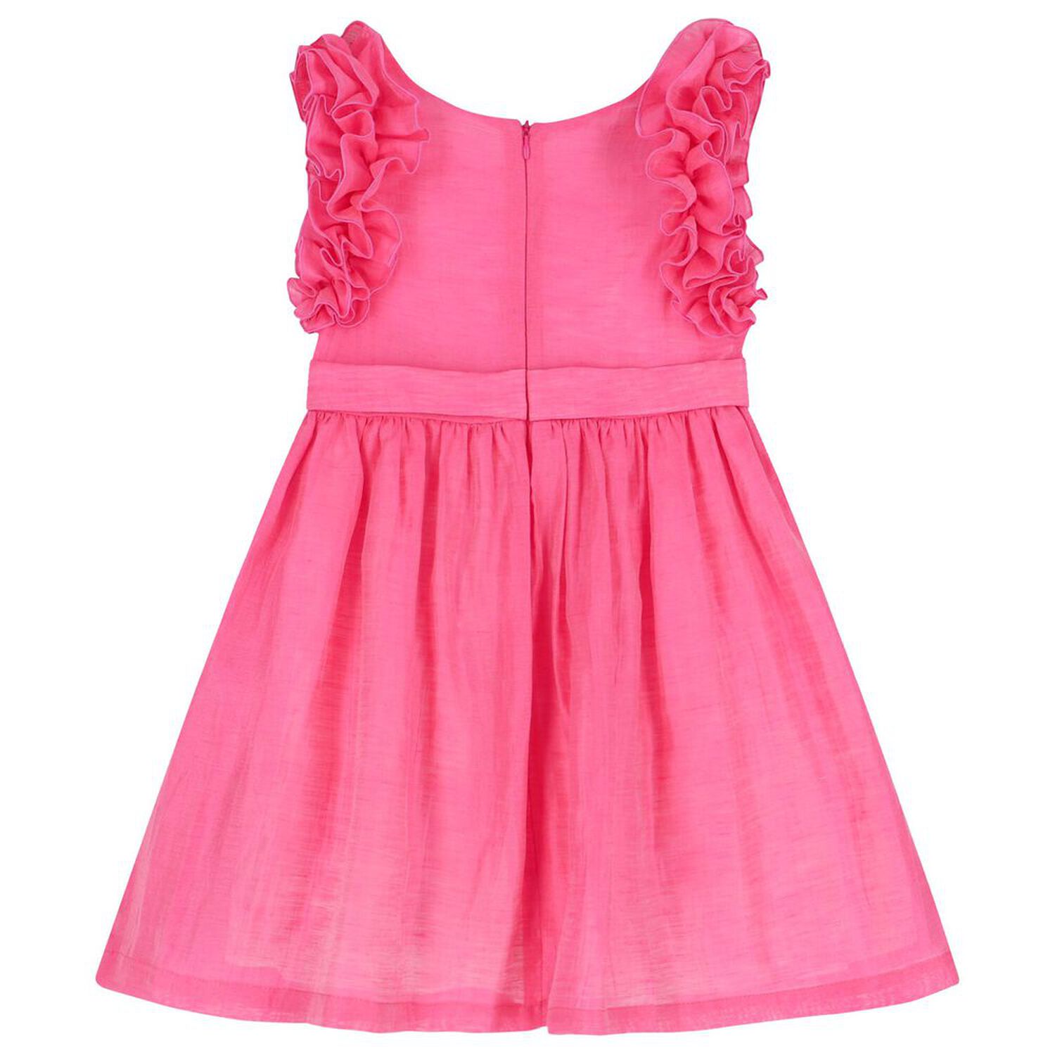 Girls Pink Bow Dress, 1, hi-res image number null