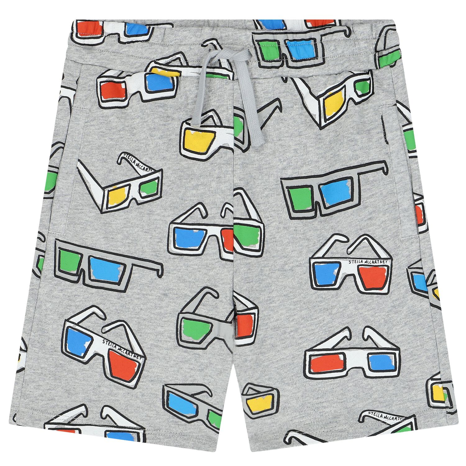 Boys Grey Eye Glasses Shorts, 1, hi-res image number null