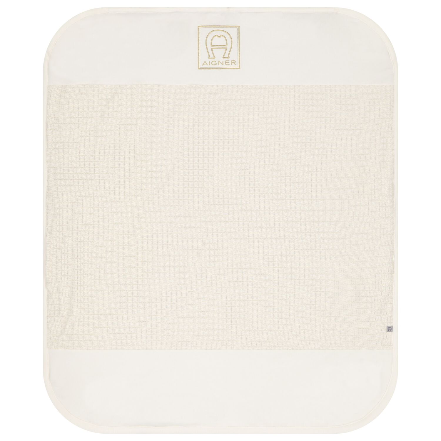 Ivory & Gold Logo Baby Blanket, 3, hi-res image number null