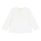 Younger Girls Mini Me White Long Sleeve Top, 1, hi-res