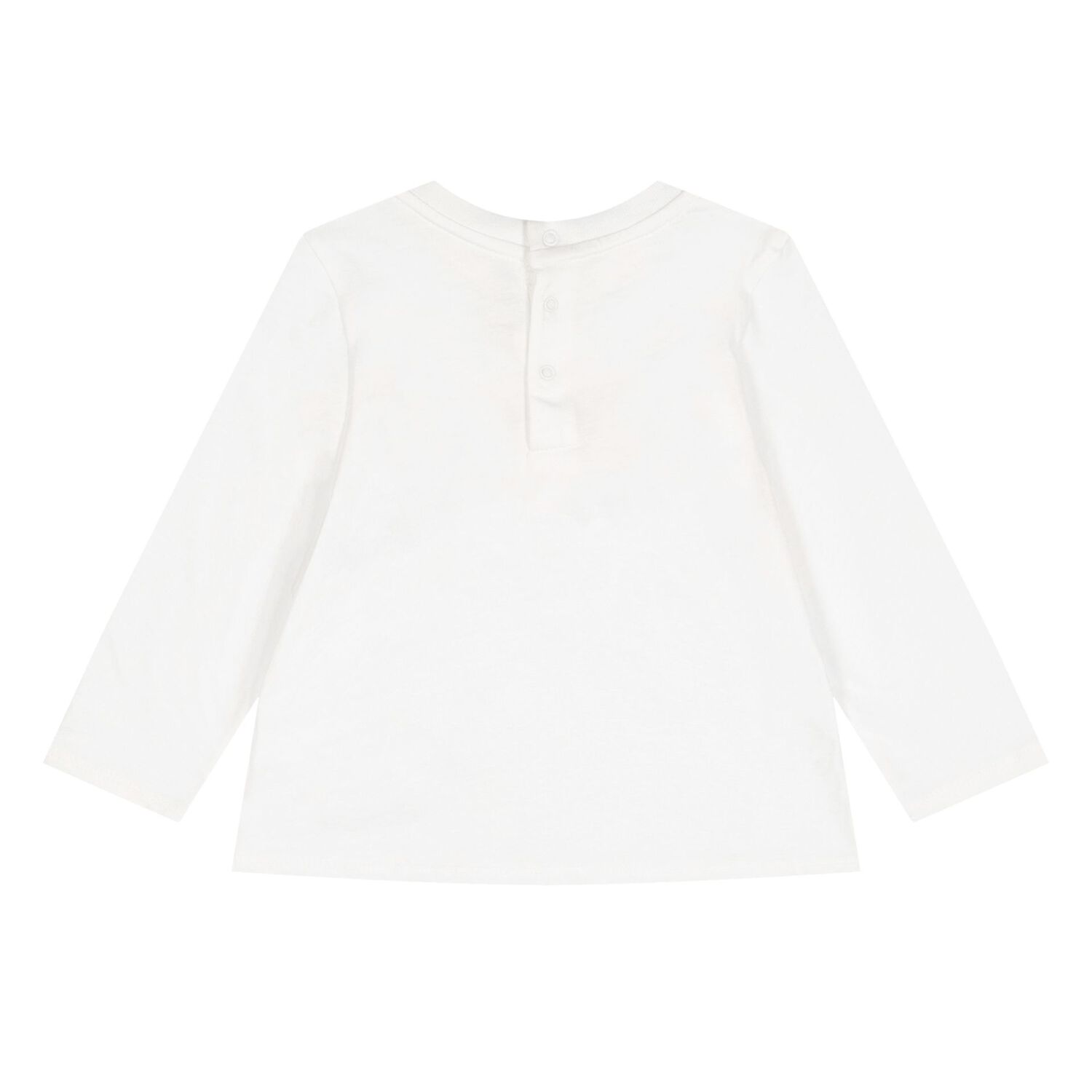 Younger Girls Mini Me White Long Sleeve Top, 1, hi-res