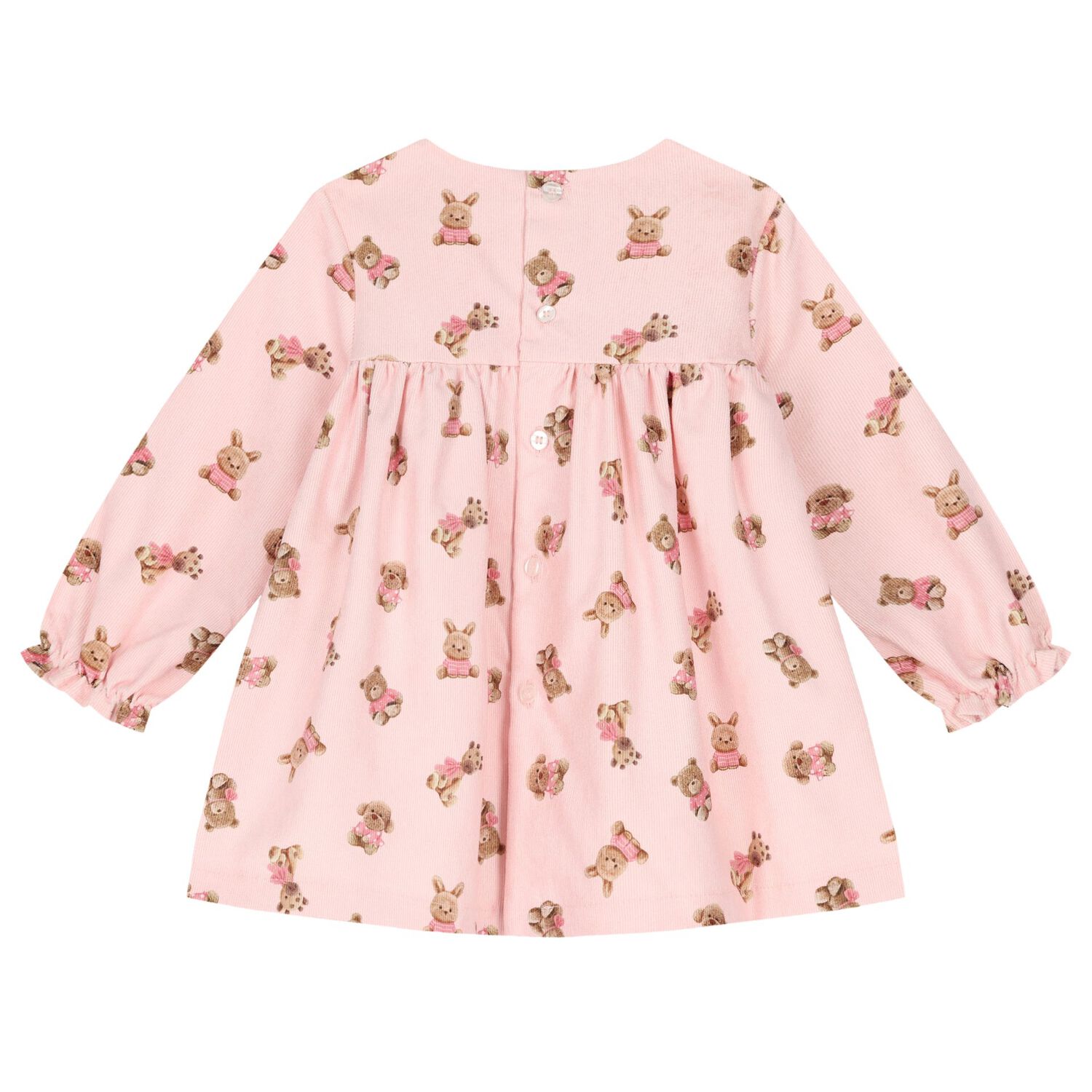 Baby Girls Pink Animals Dress, 1, hi-res image number null