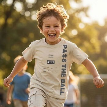 Boys Beige T-Shirt