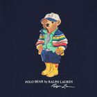 Boys Navy Blue Polo Bear Sweatshirt, 1, hi-res