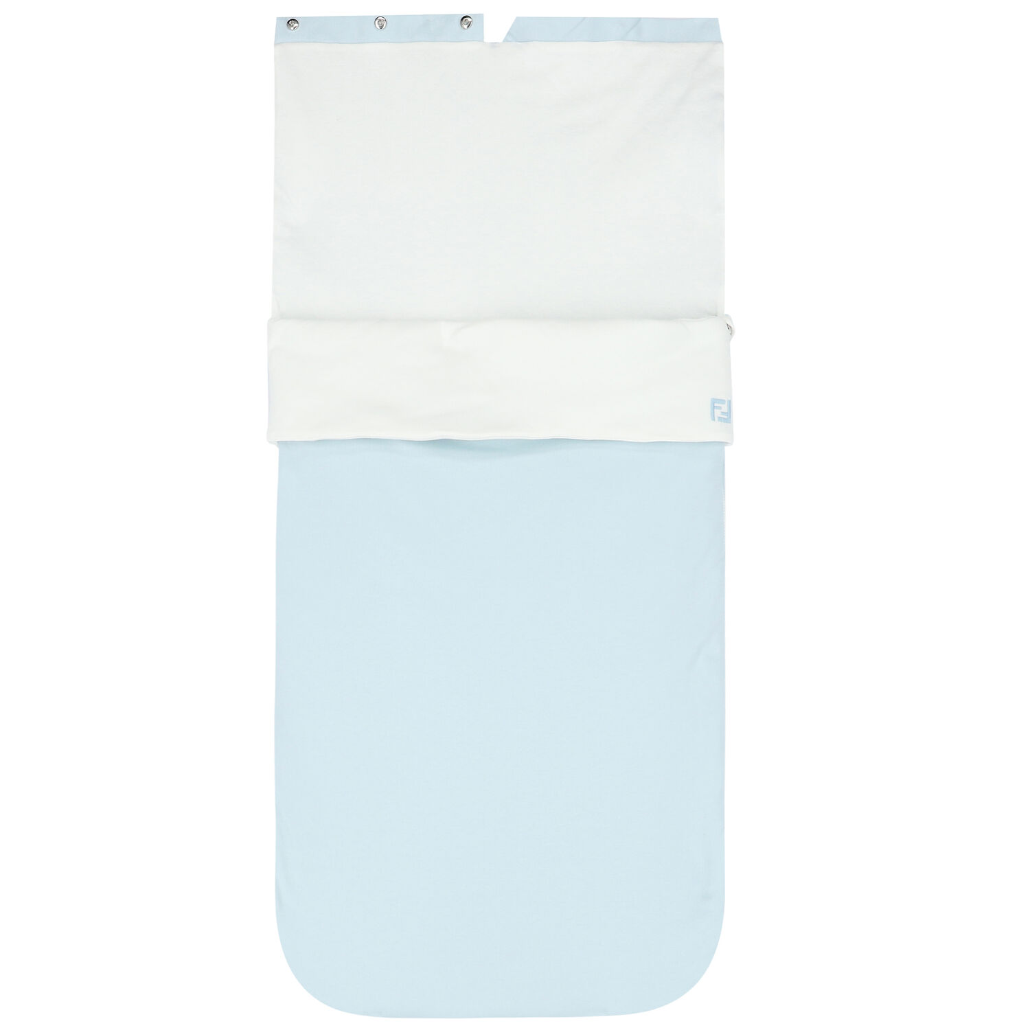 Blue & White Logo Baby Nest, 1, hi-res