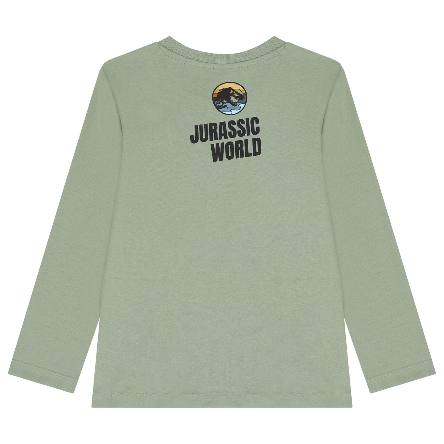 Boys Green Dinosaur Long Sleeve Top, 1, hi-res image number null