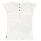 Girls Ivory & Red Shorts Set, 1, hi-res