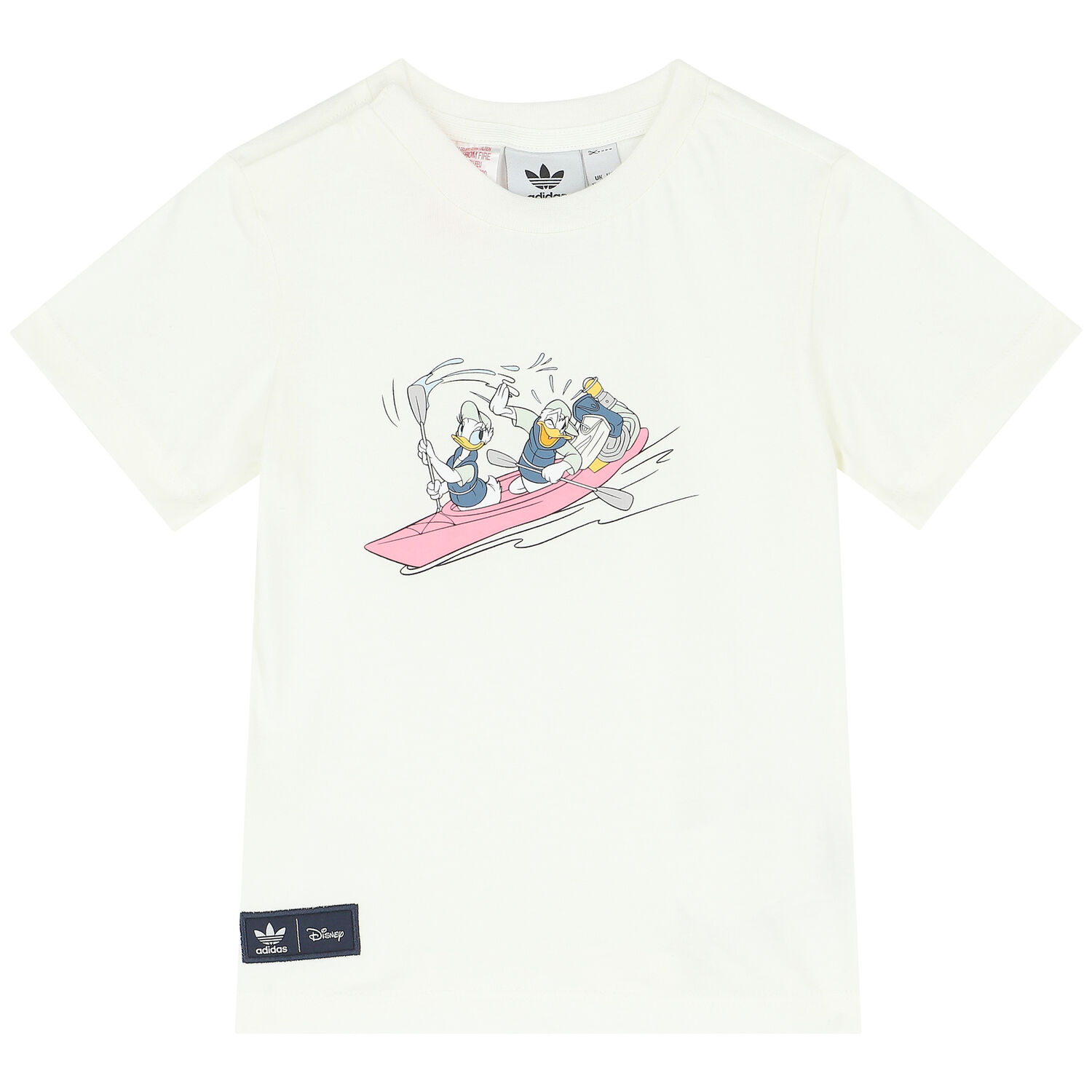 Ivory & Blue Disney Shorts Set, 1, hi-res