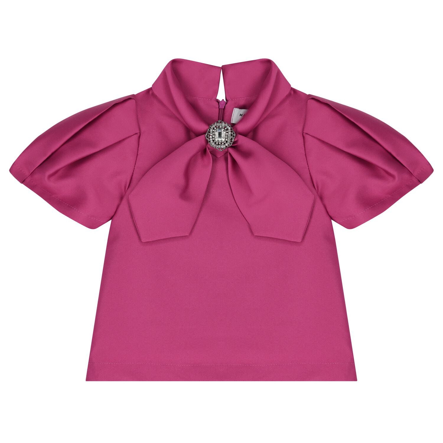 Girls Purple Satin Top, 1, hi-res