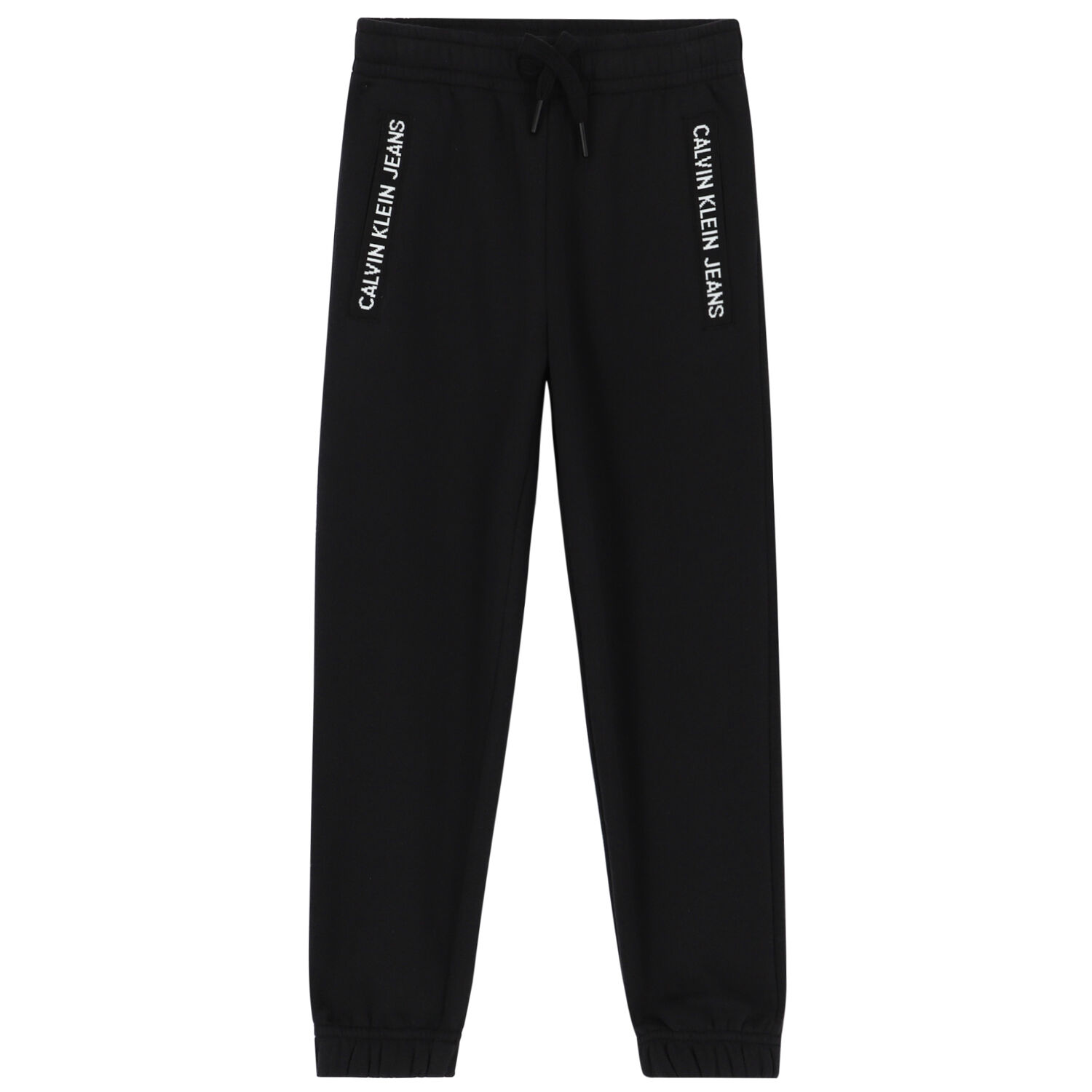 Boys Black Logo Joggers, 1, hi-res