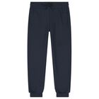 Boys Burgundy, White & Navy Blue Tracksuit Set (3 Piece), 1, hi-res