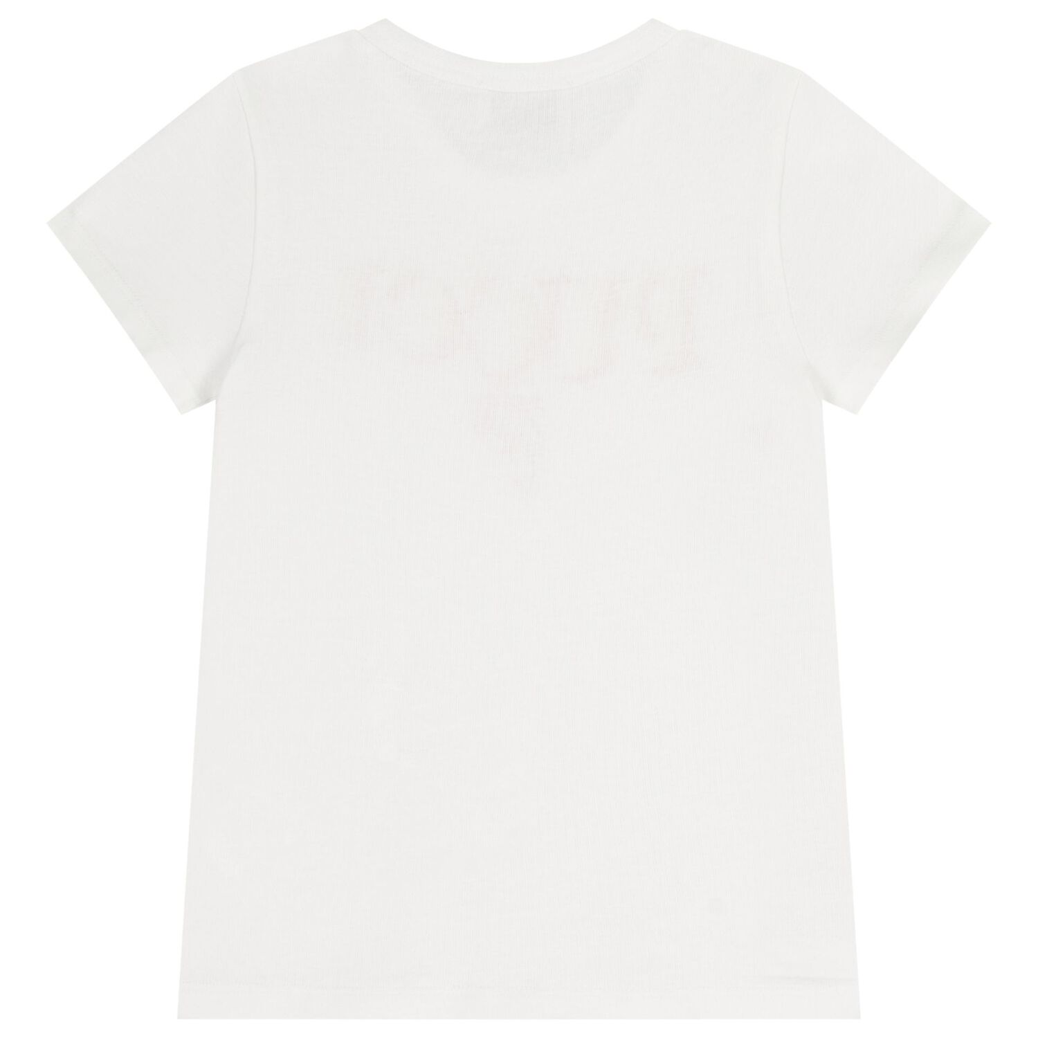 Girls White Logo T-Shirt , 1, hi-res