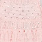 Girls Pink Sequin & Tulle Dress, 1, hi-res