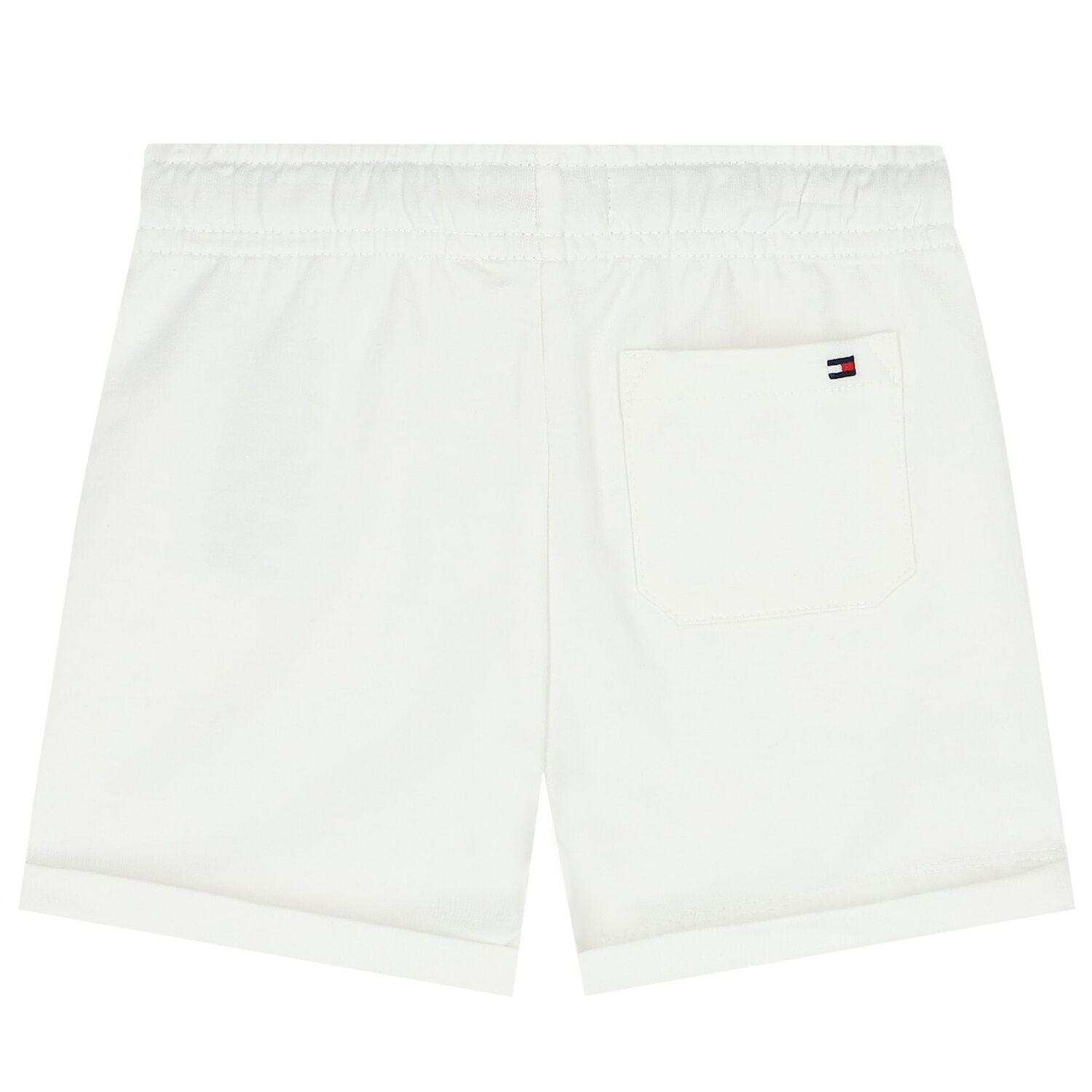 Baby Boys White Logo Shorts Set, 1, hi-res image number null