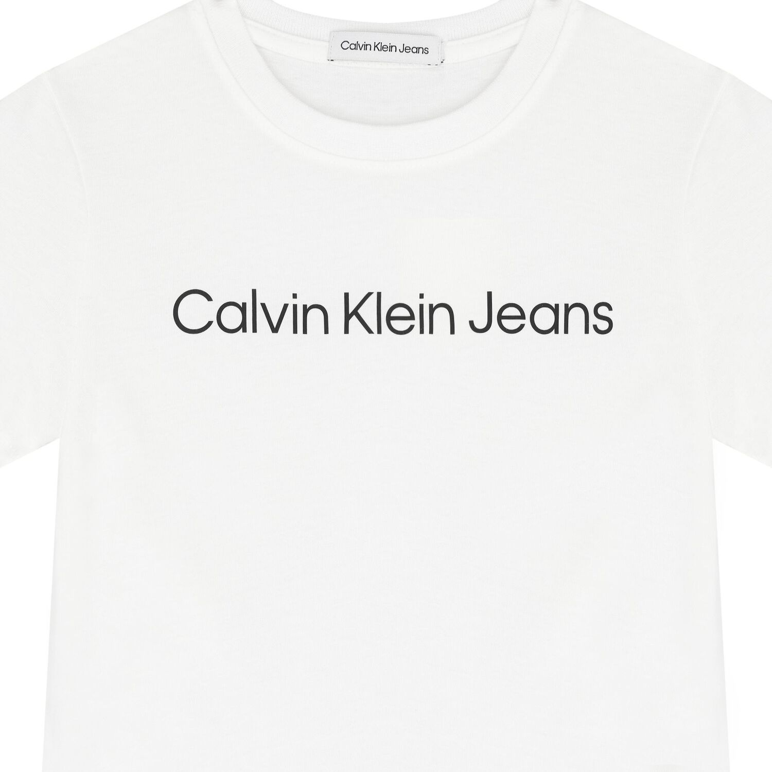 Boys White Logo T-Shirt, 2, hi-res