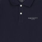 Boys Navy Blue Logo Polo Shirt, 1, hi-res