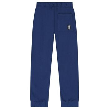 Boys Blue Camouflage Joggers